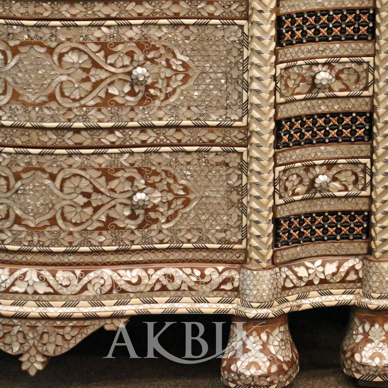 Abundance Of Mother Of Pearl Chest Of Drawers - AKBIK Furniture & Design