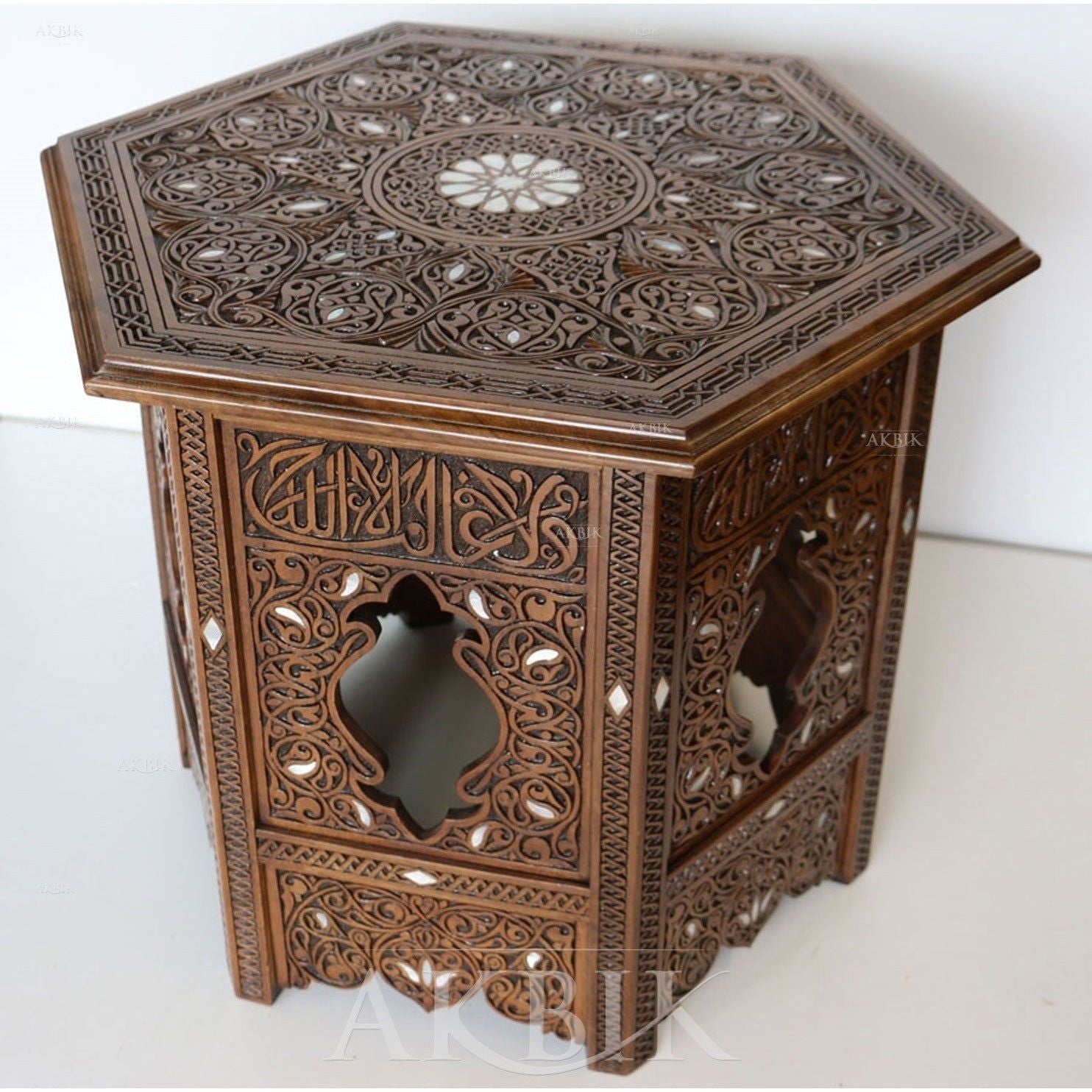 ANCIENT REVIVAL SIDE TABLE - AKBIK Furniture & Design