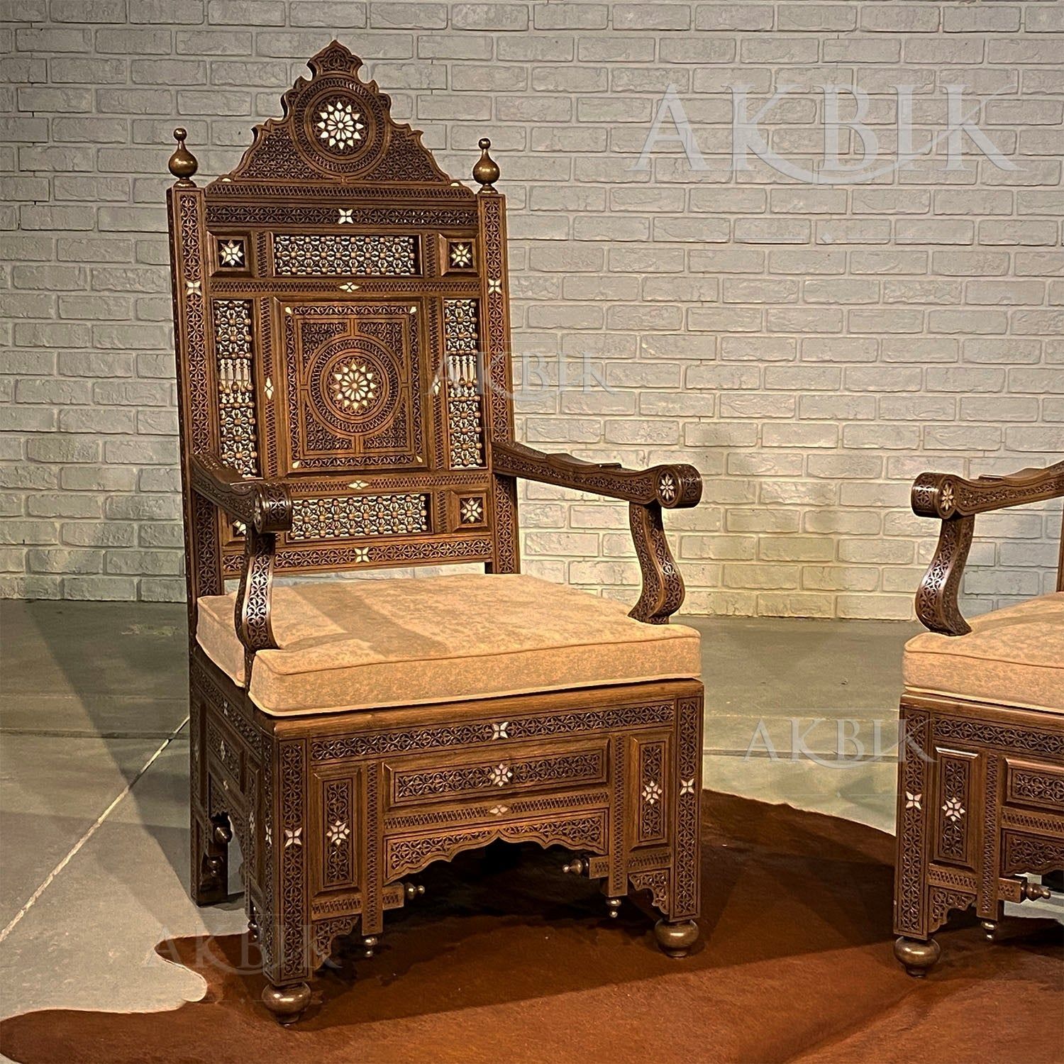 ARABIAN CHAIRS SET - AKBIK Furniture & Design