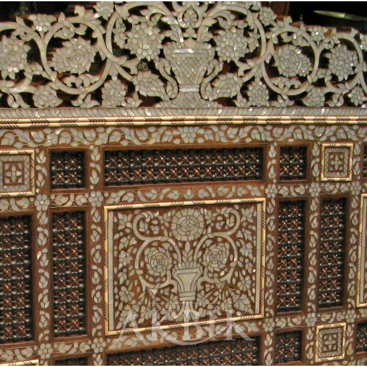 Love's Embrace Mother of Pearl Levantine Sofa AKBIK Furnishings