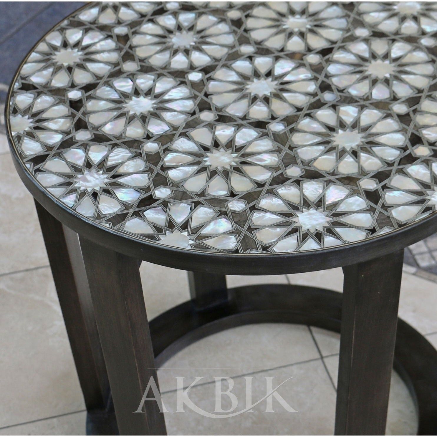 LAKE OF LILIES SIDE TABLE - AKBIK Furniture & Design