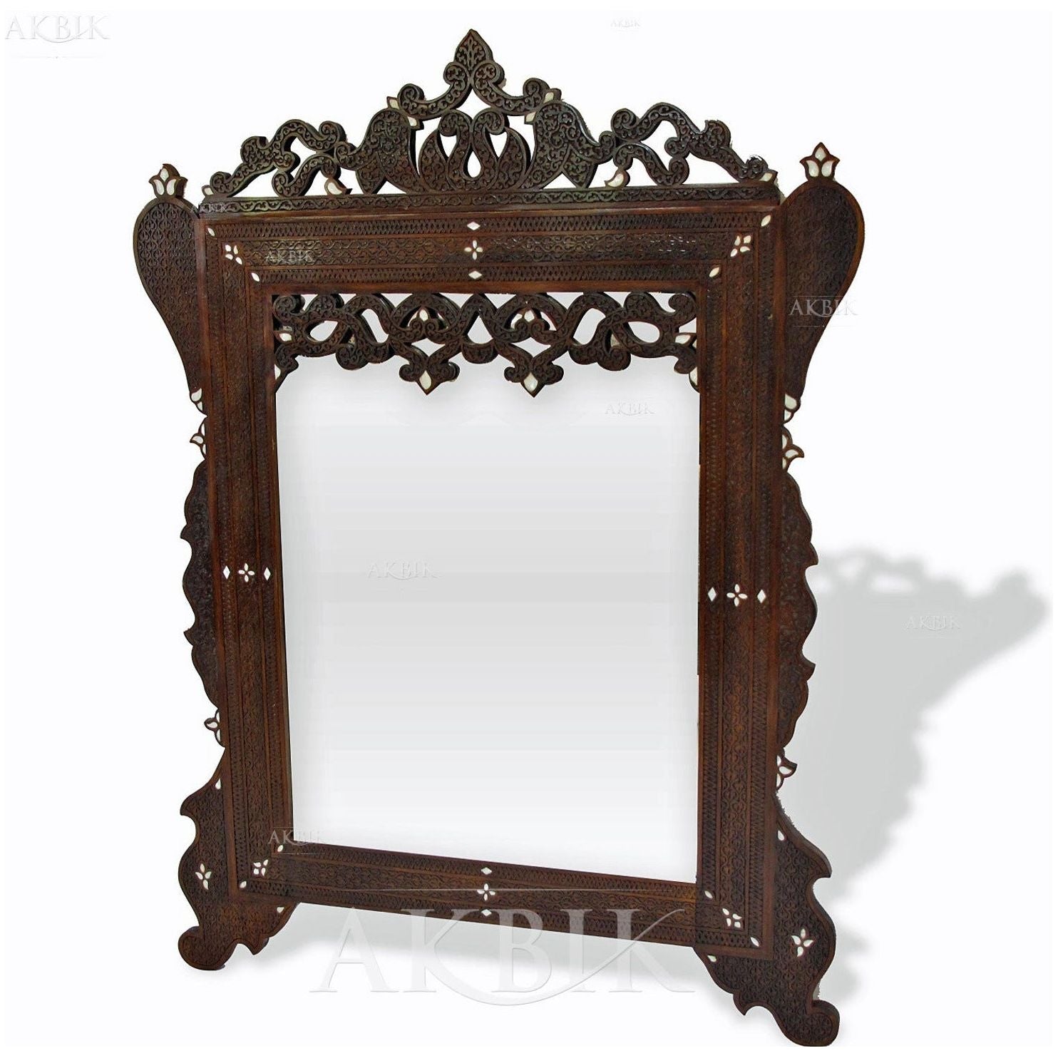 Levantine Marvel Hand-carved Mirror - AKBIK Furniture & Design