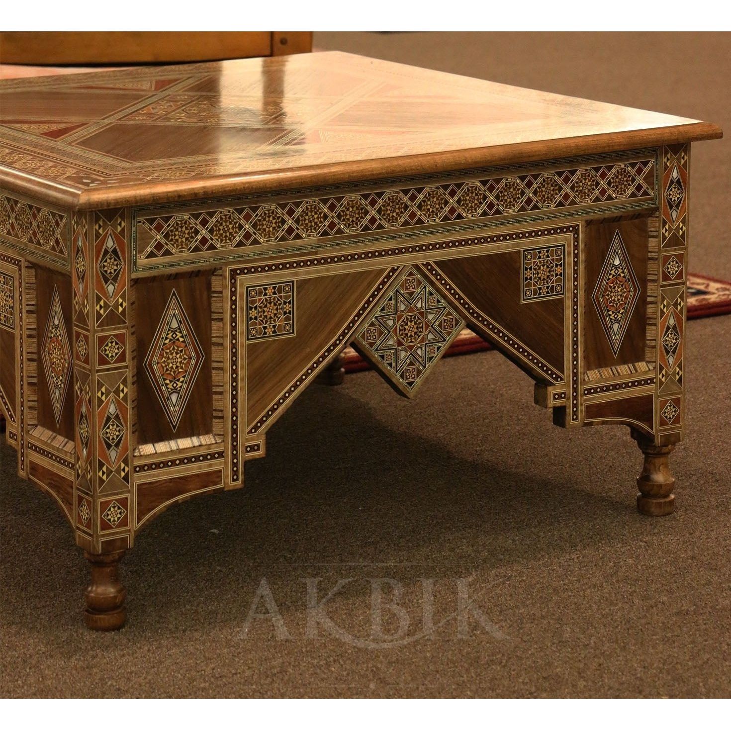 MELODY MARQUETRY TABLE - AKBIK Furniture & Design