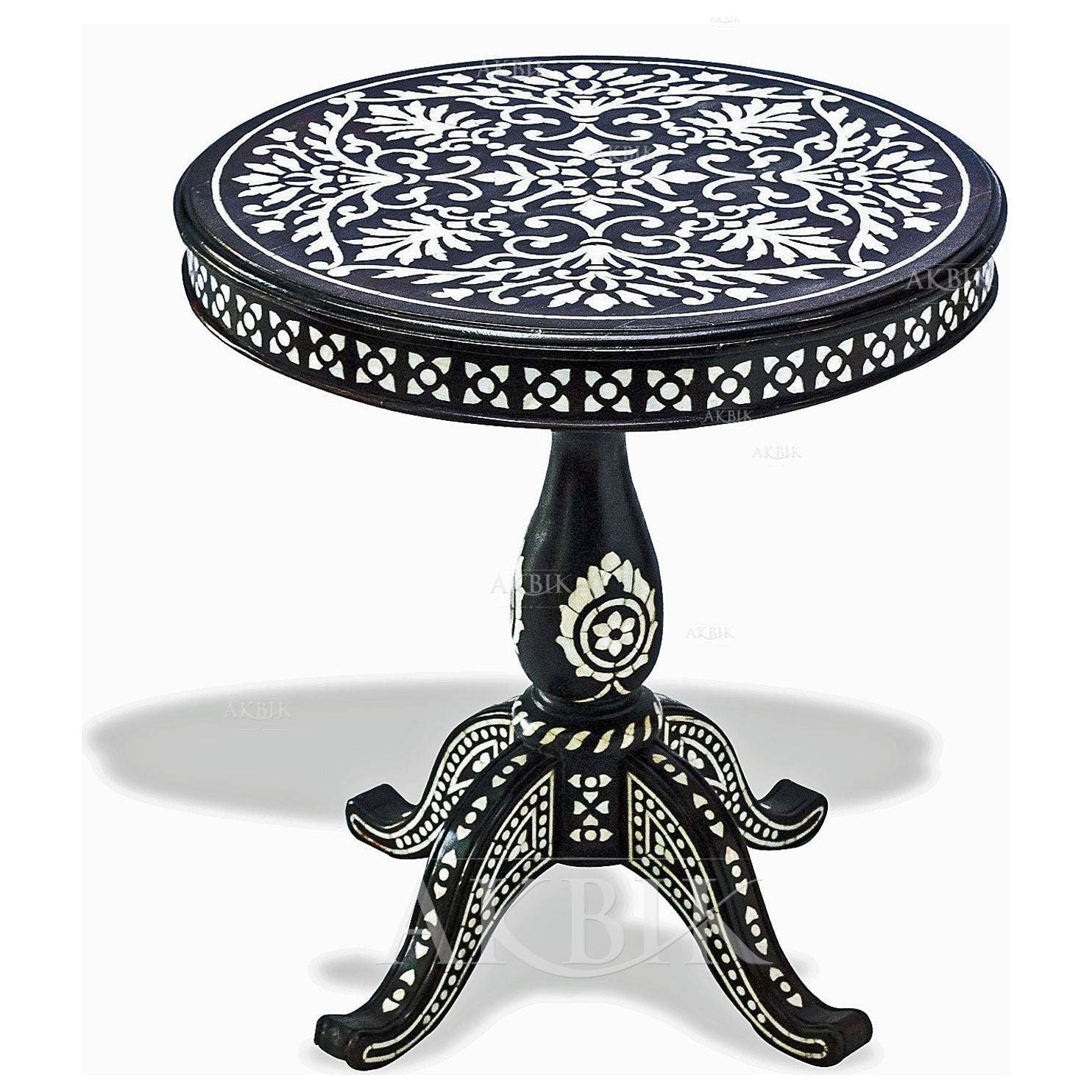 MOROCCAN SKY LIGHT MOTHER OF PEARL TABLE - AKBIK Furniture & Design