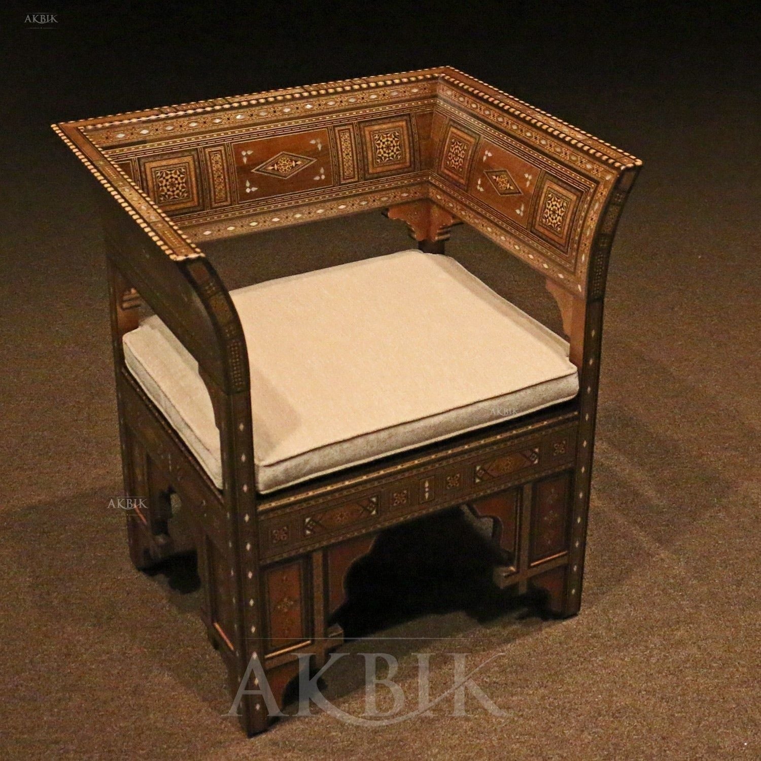 MOSAIC MARQUTRY CHAIR - AKBIK Furniture & Design