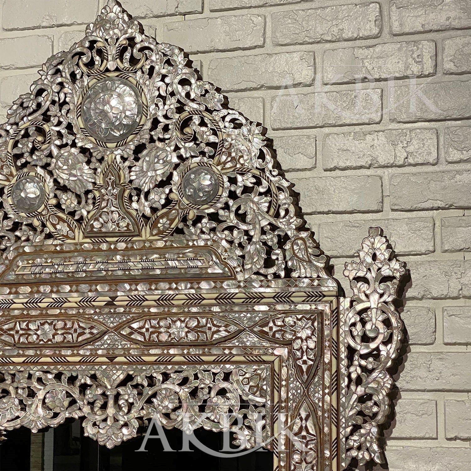 MOTHER OF PEARLS MIRROR - AKBIK Furniture & Design