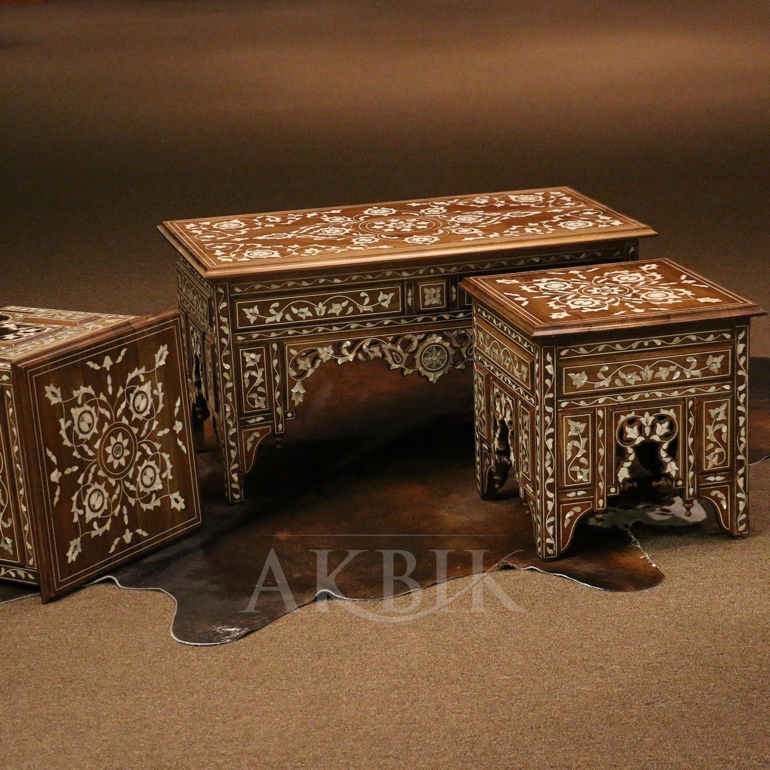 NASTALGIA COFFEE TABLE SET - AKBIK Furniture & Design