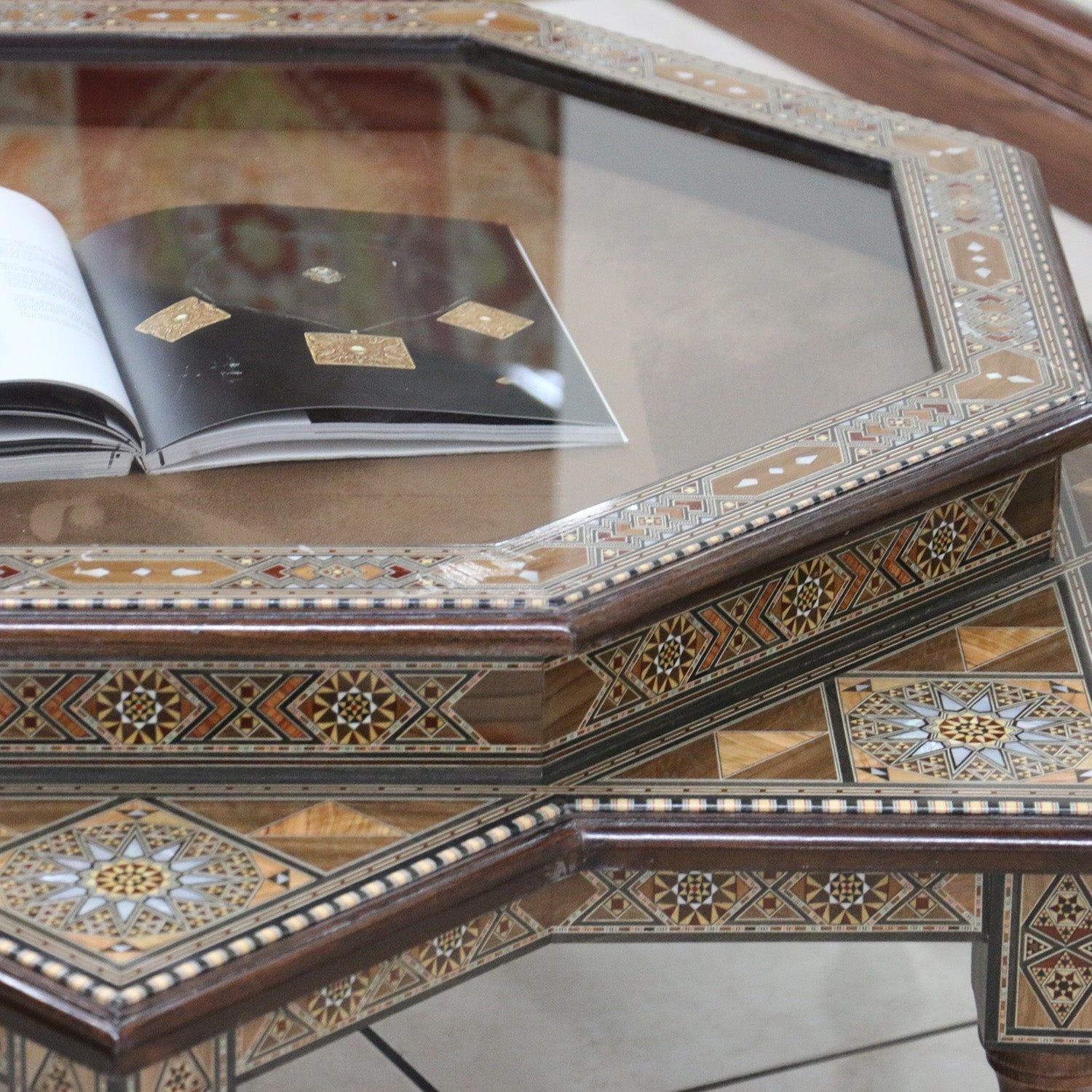 SHADOW BOX MOSAIC COFFEE TABLE - AKBIK Furniture & Design