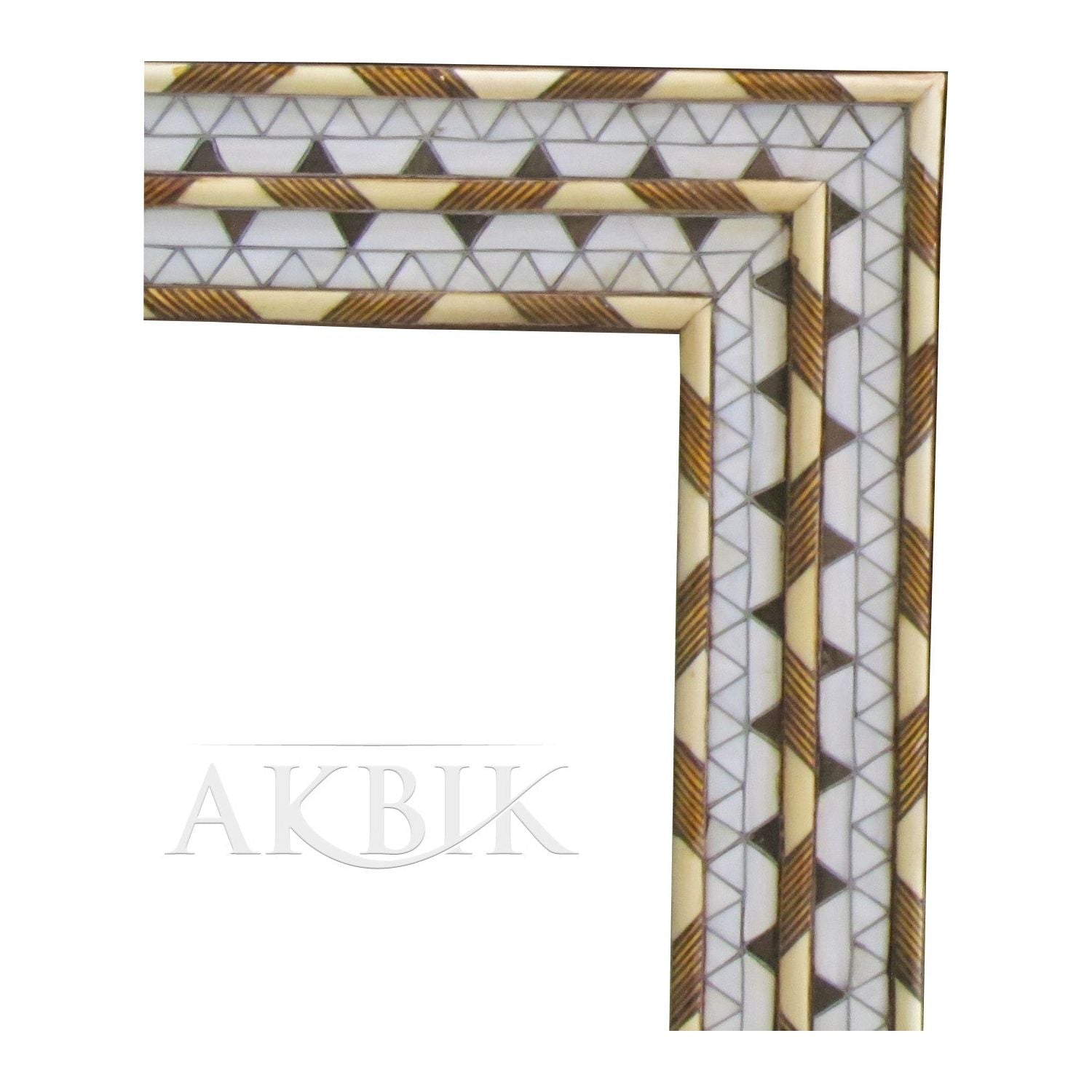 Waves Of Pearls Levantine Mirror - AKBIK Furniture & Design