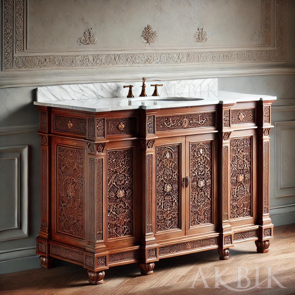 Luxurious Syrian-Style Bathroom Vanity - Concept Design