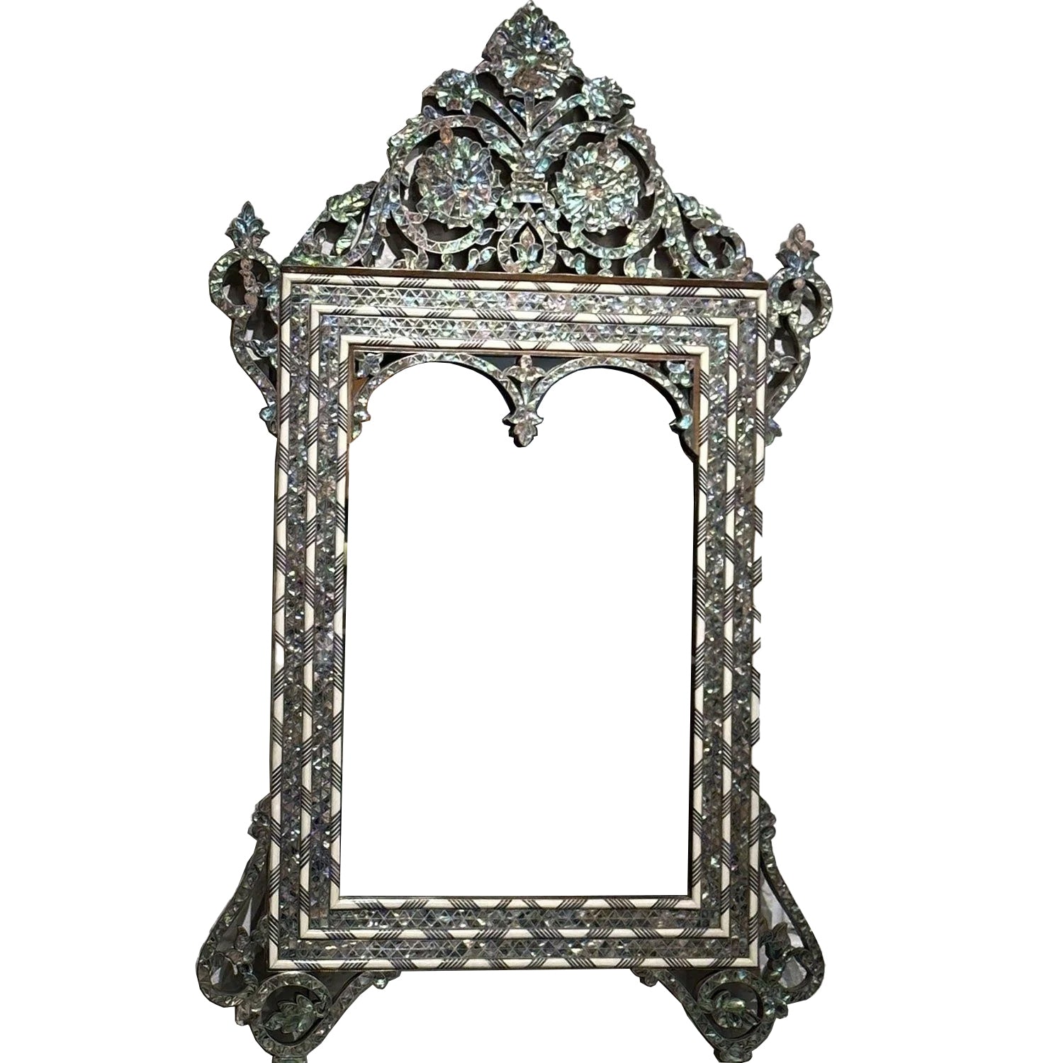 Queen of Sheba Mirror in Pure Abalone