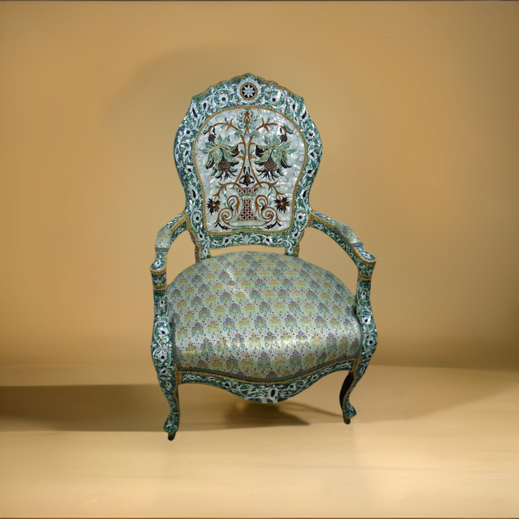 Garden of Abalone Arm Chair