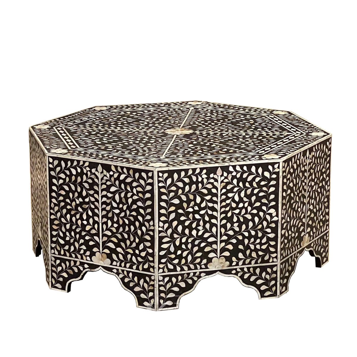Luxurious Spate Coffee Table Featuring Mother of Pearl Inlay – Akbik ...