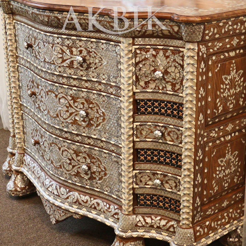 Abundance Of Mother Of Pearl Chest Of Drawers - AKBIK Furniture & Design