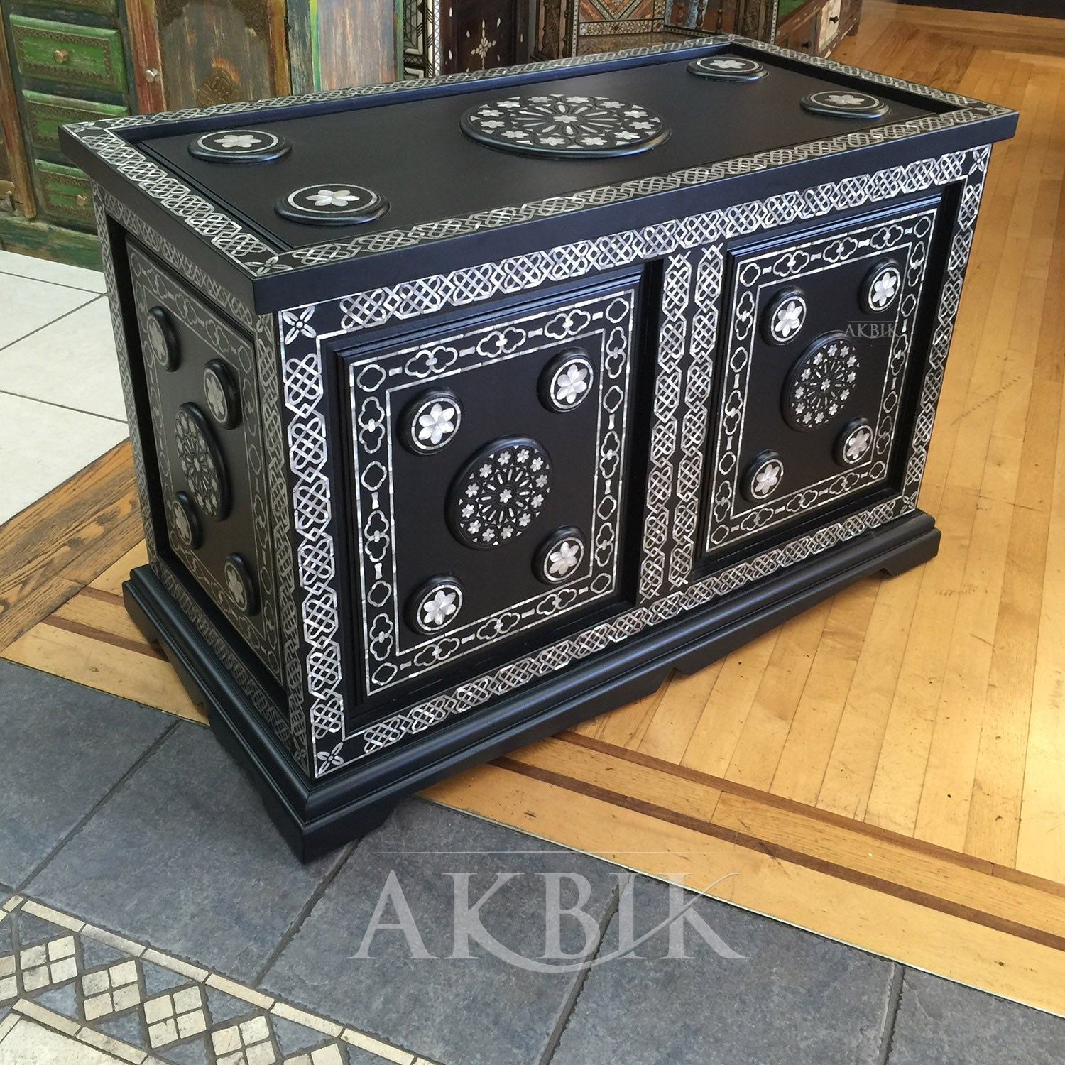 Celestial Nightstand Cabinet - TV Cabinet - AKBIK Furniture & Design