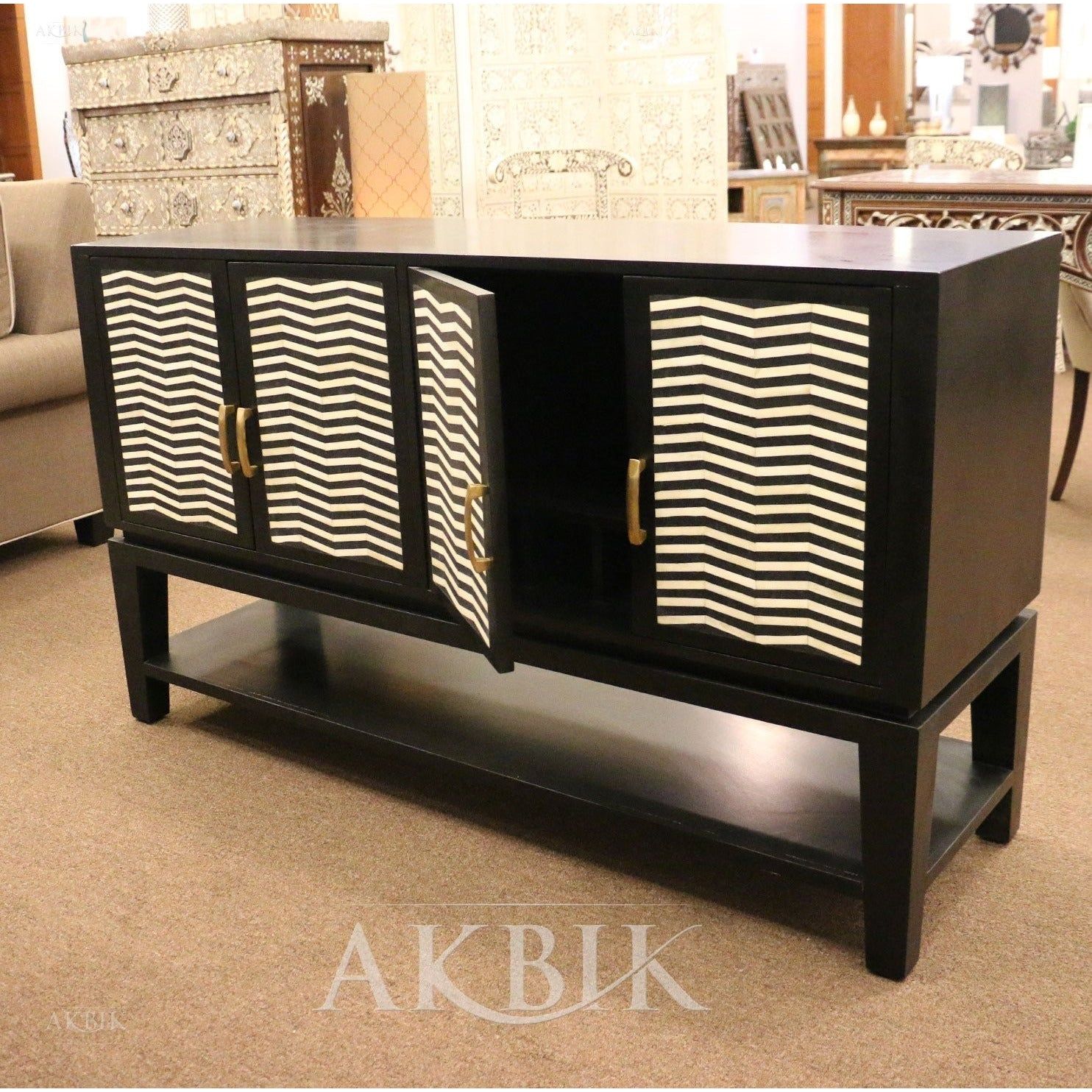CHEVRON DESIGN SIDEBOARD - AKBIK Furniture & Design