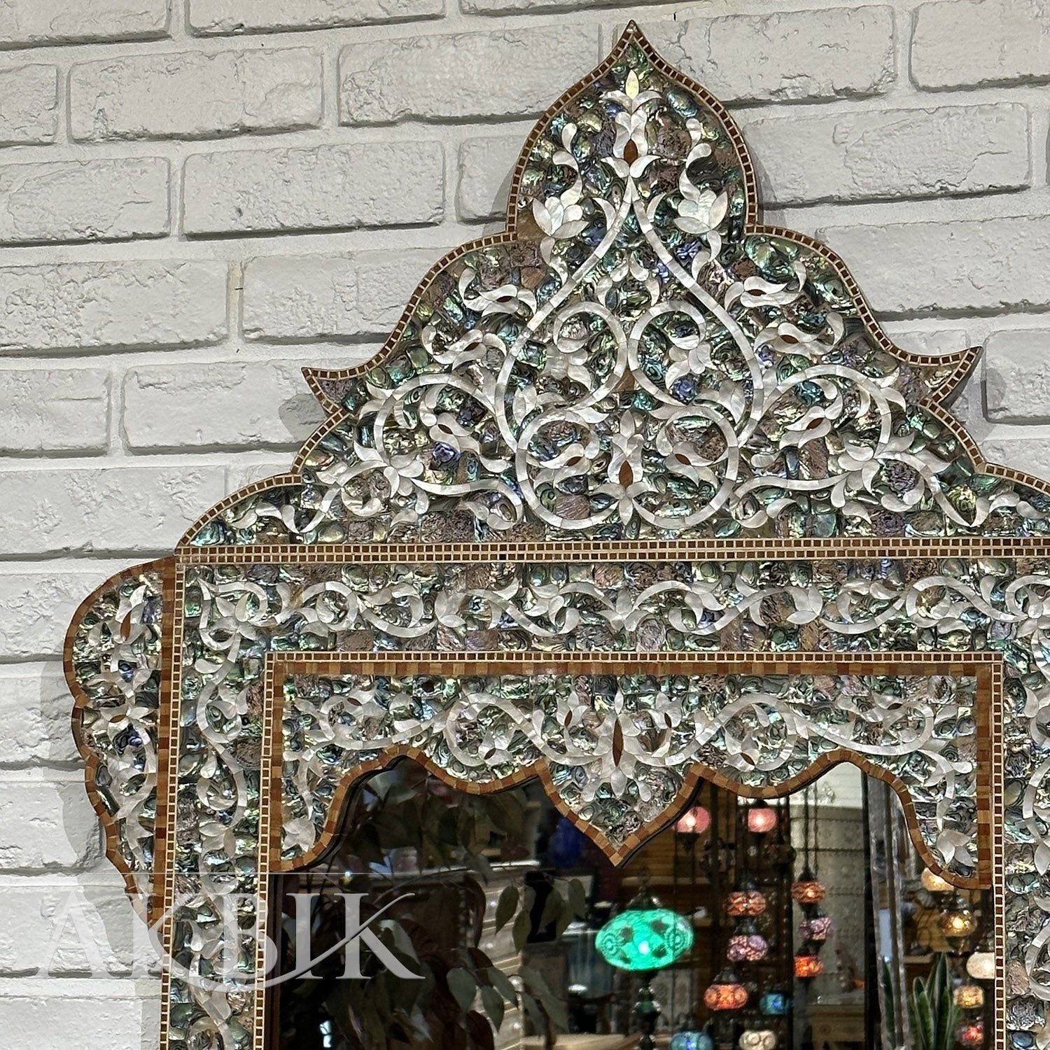 Clearwater Abalone & Mother Of Pearl Mirror - AKBIK Furniture & Design