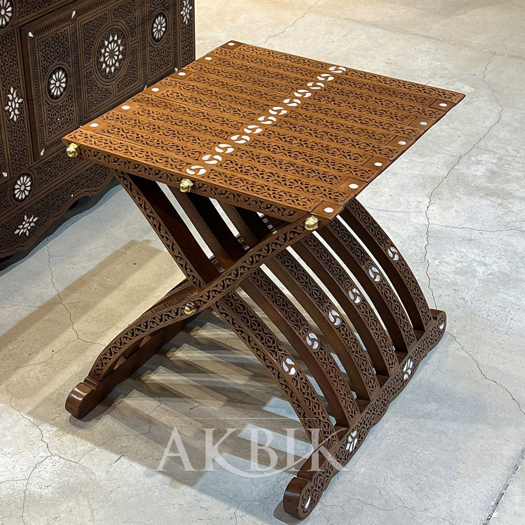 Folding Stool - Side Table - AKBIK Furniture & Design