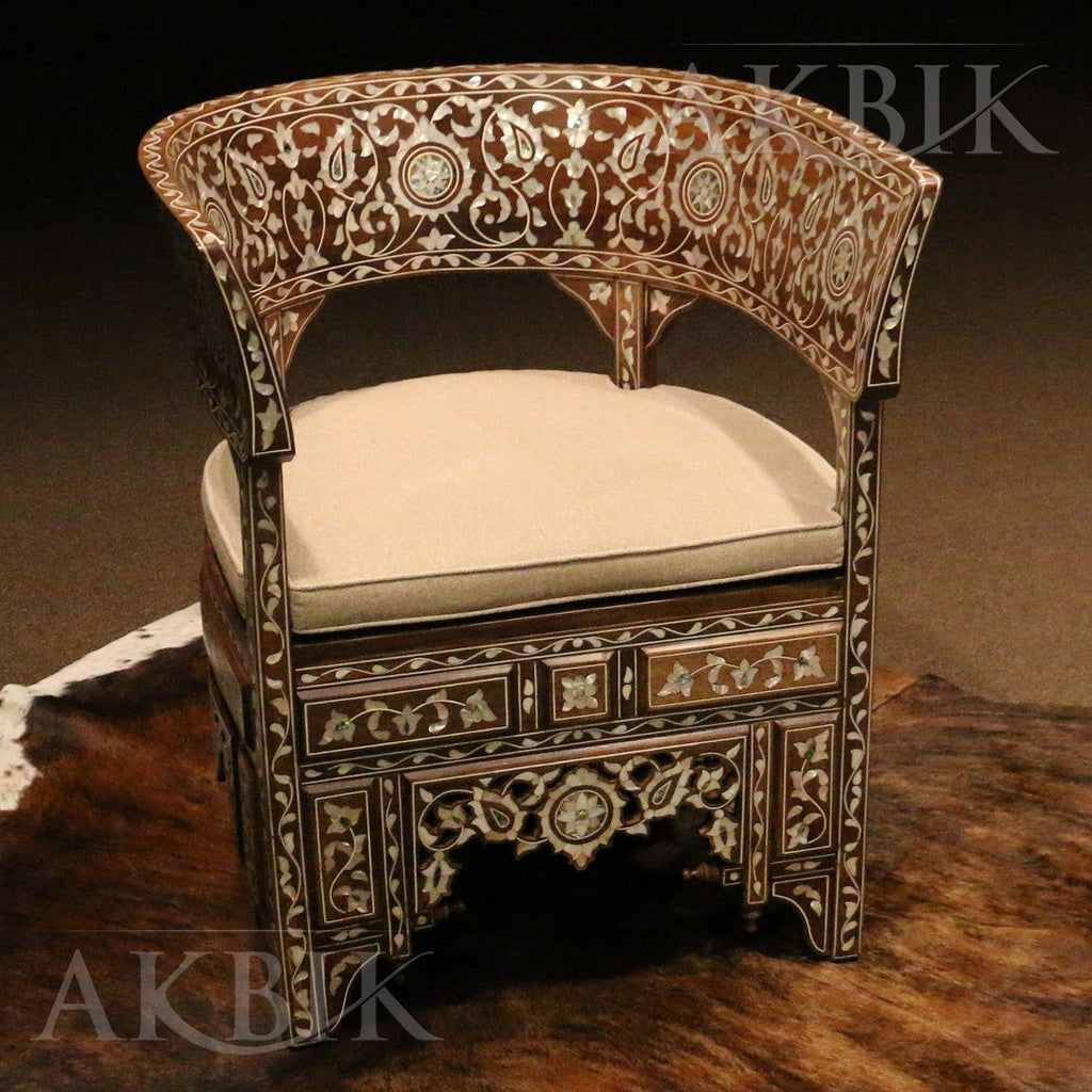 GARDEN OF PEARLS MOTHER OF PEARL CHAIR - AKBIK Furniture & Design