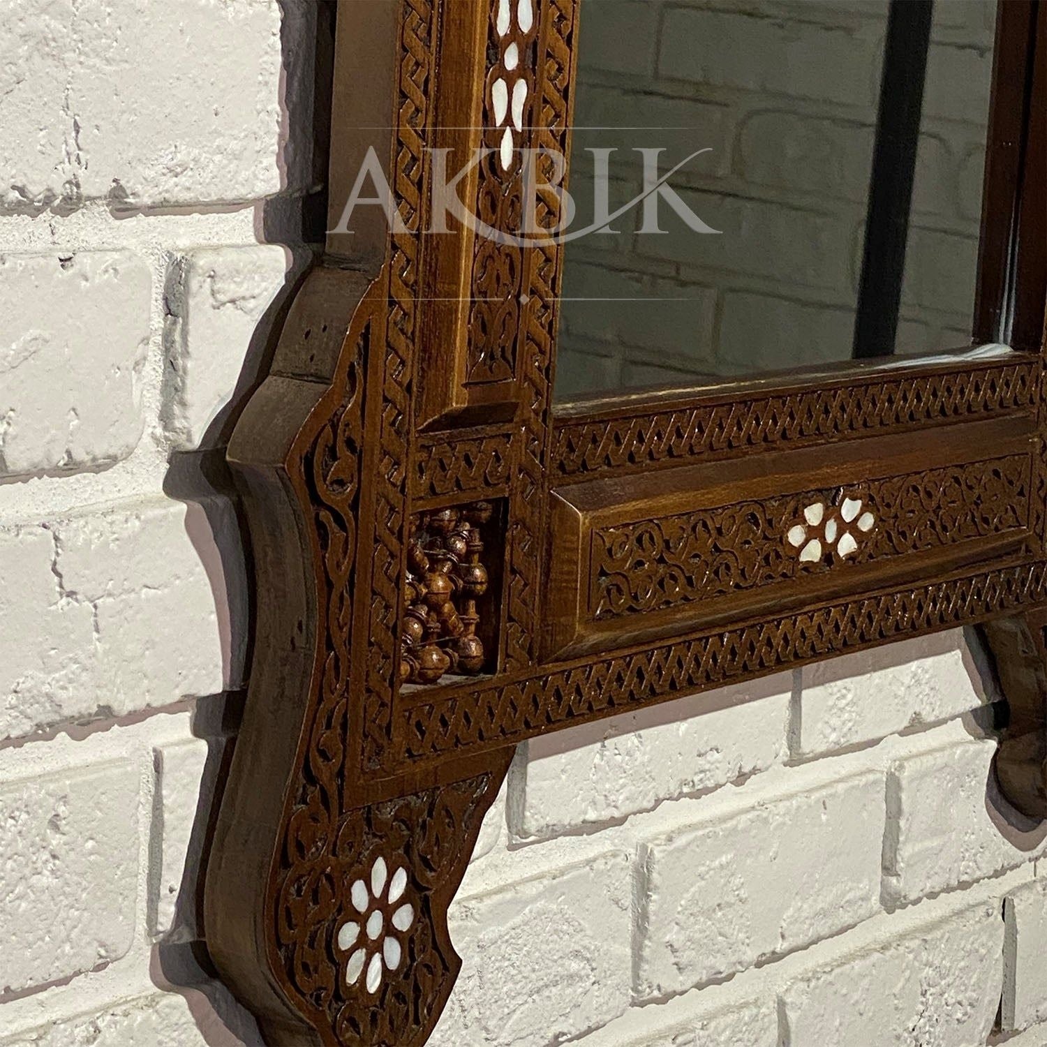 GRATIANA HAND-CARVED MIRROR - AKBIK Furniture & Design