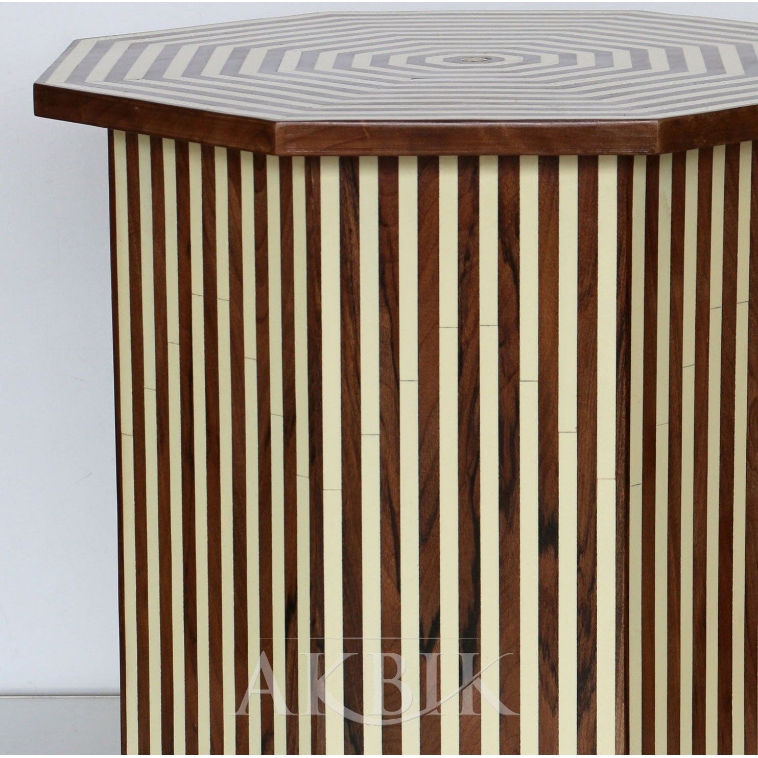INLAID SIDE TABLE - AKBIK Furniture & Design