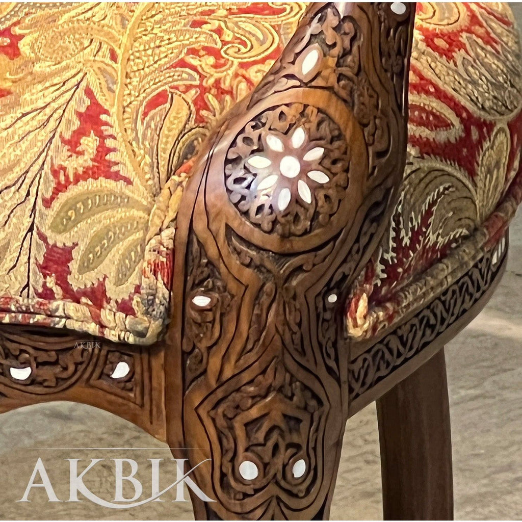 JOHARI CARVED CHAIR