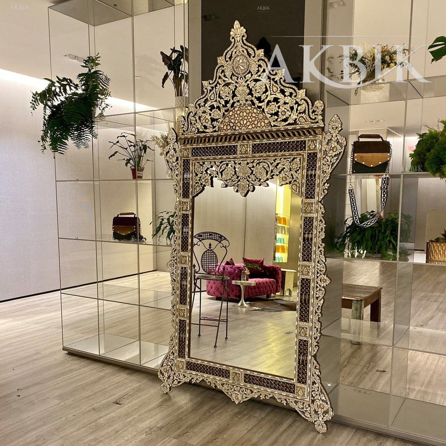 LAGONITA VINTAGE MIRROR - AKBIK Furniture & Design