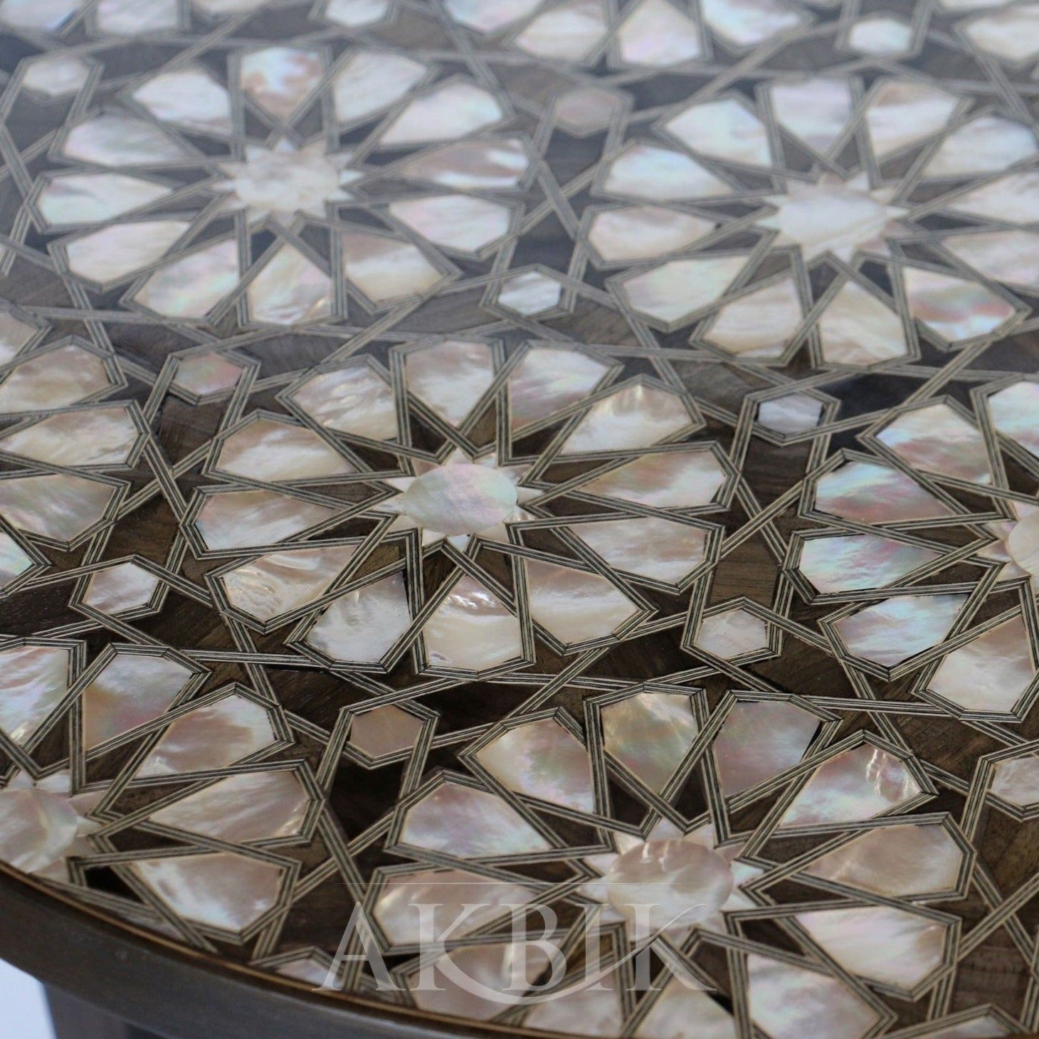 LAKE OF LILIES SIDE TABLE - AKBIK Furniture & Design
