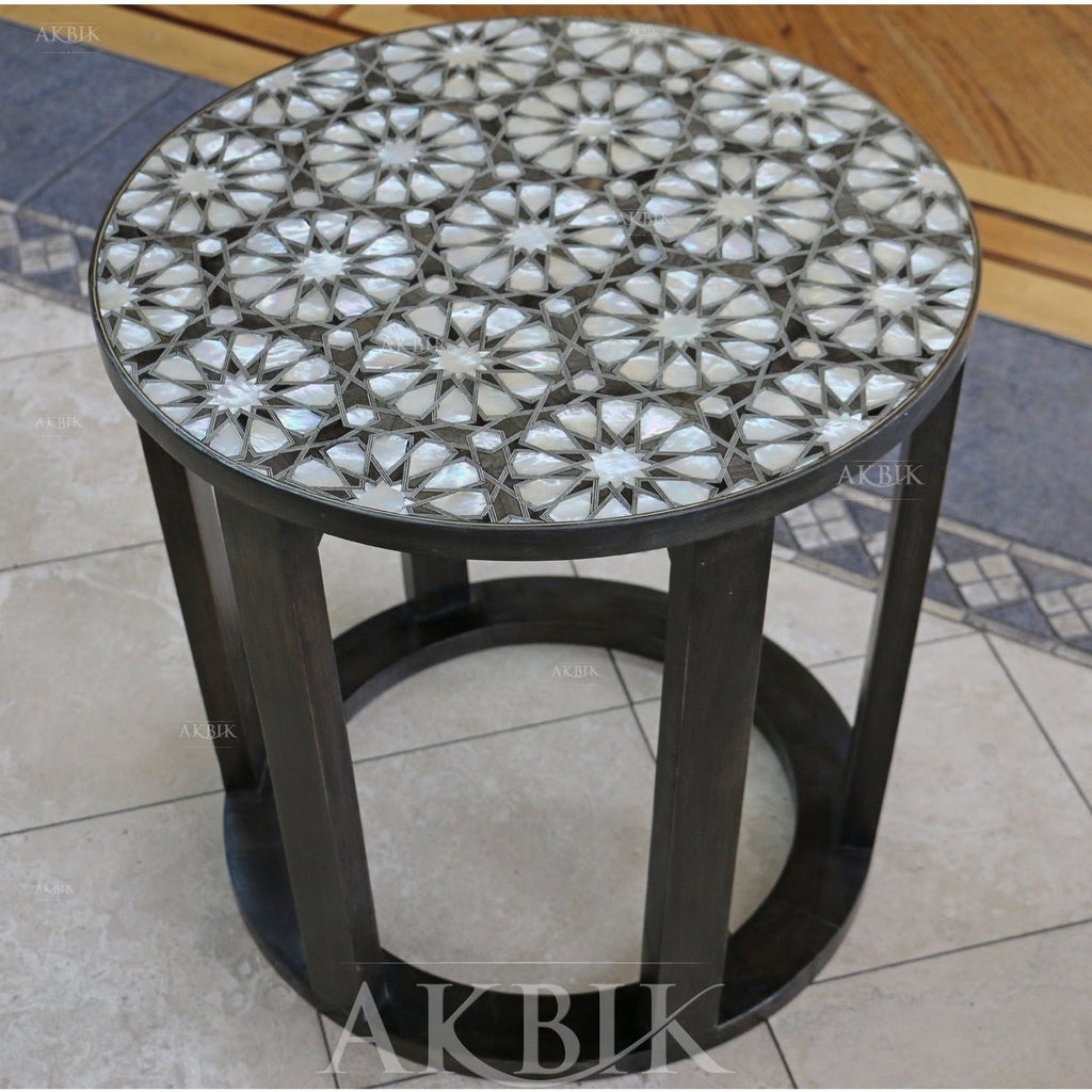 LAKE OF LILIES SIDE TABLE - AKBIK Furniture & Design