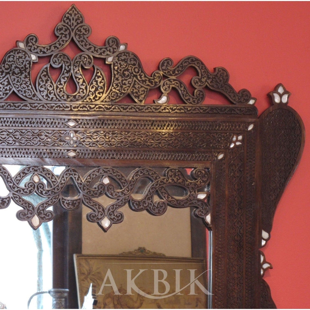 Levantine Marvel Hand-carved Mirror - AKBIK Furniture & Design