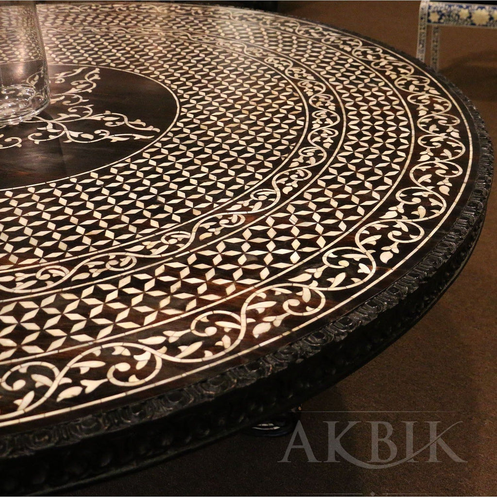Milky Way Mother Of Pearl Dining Table - AKBIK Furniture & Design
