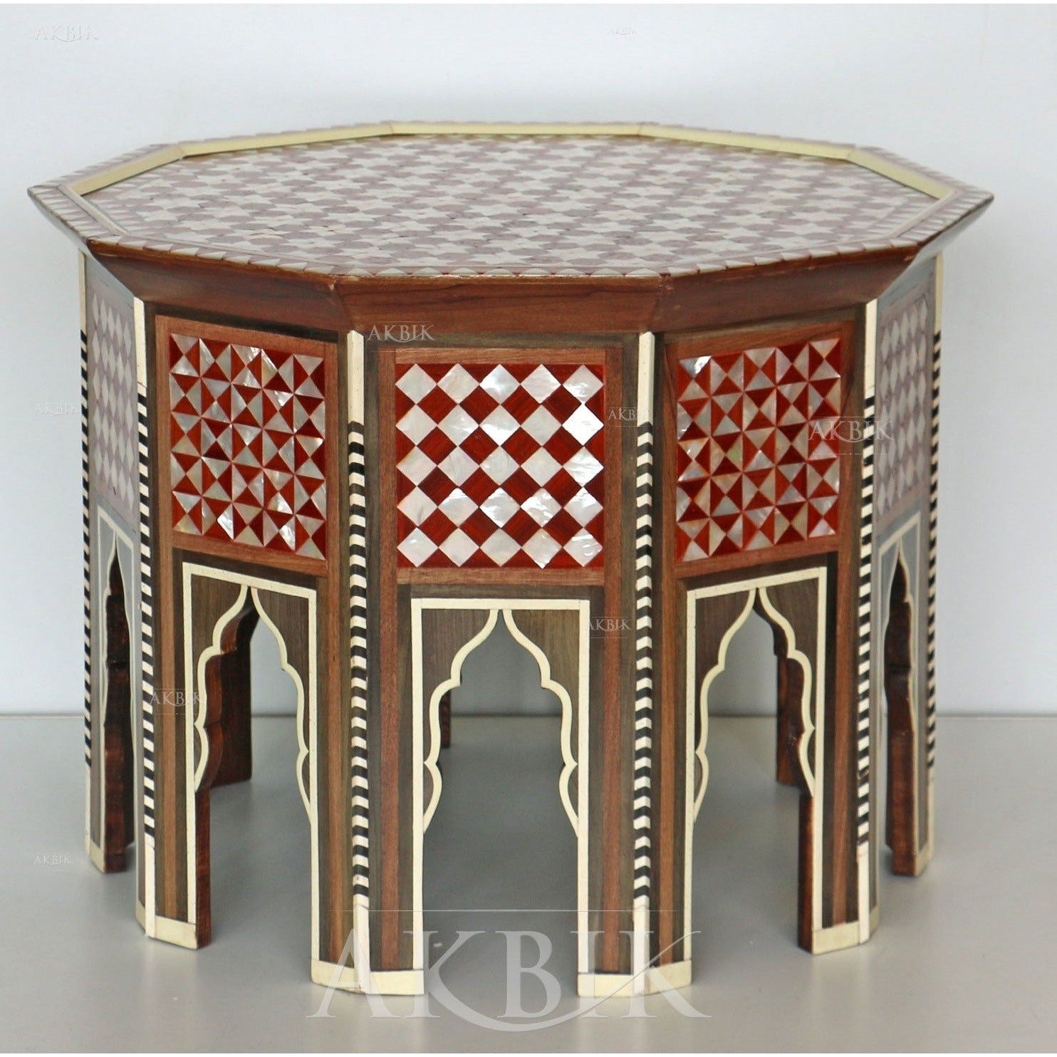 MOROCCAN STARS STYLE PALACE SIZE SIDE TABLE - AKBIK Furniture & Design
