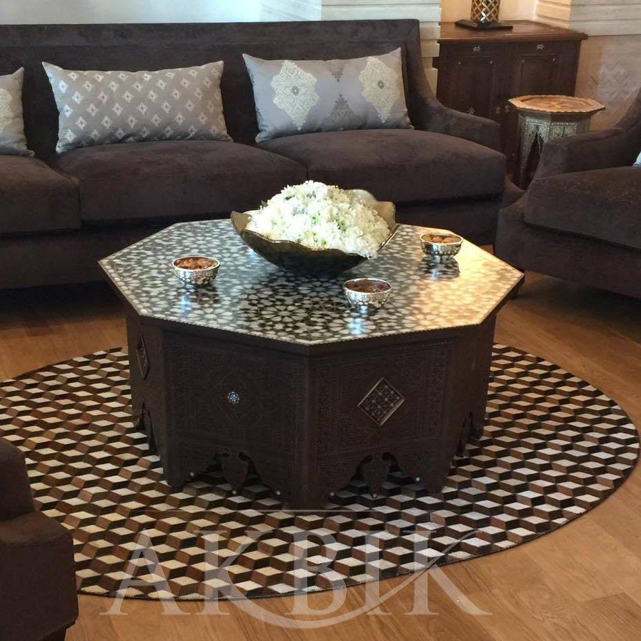 MOTHER OF PEARL LEVANTINE COFFEE TABLE - AKBIK Furniture & Design