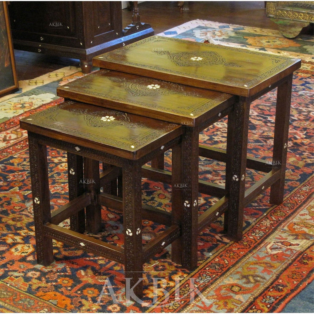 NESTING TABLES SET - AKBIK Furniture & Design
