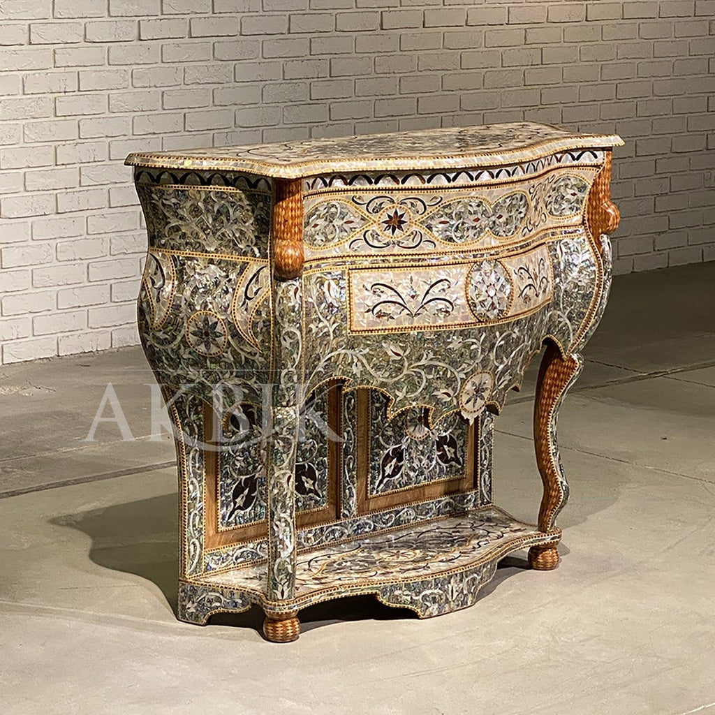New Found Paradise Abalone Console - AKBIK Furniture & Design
