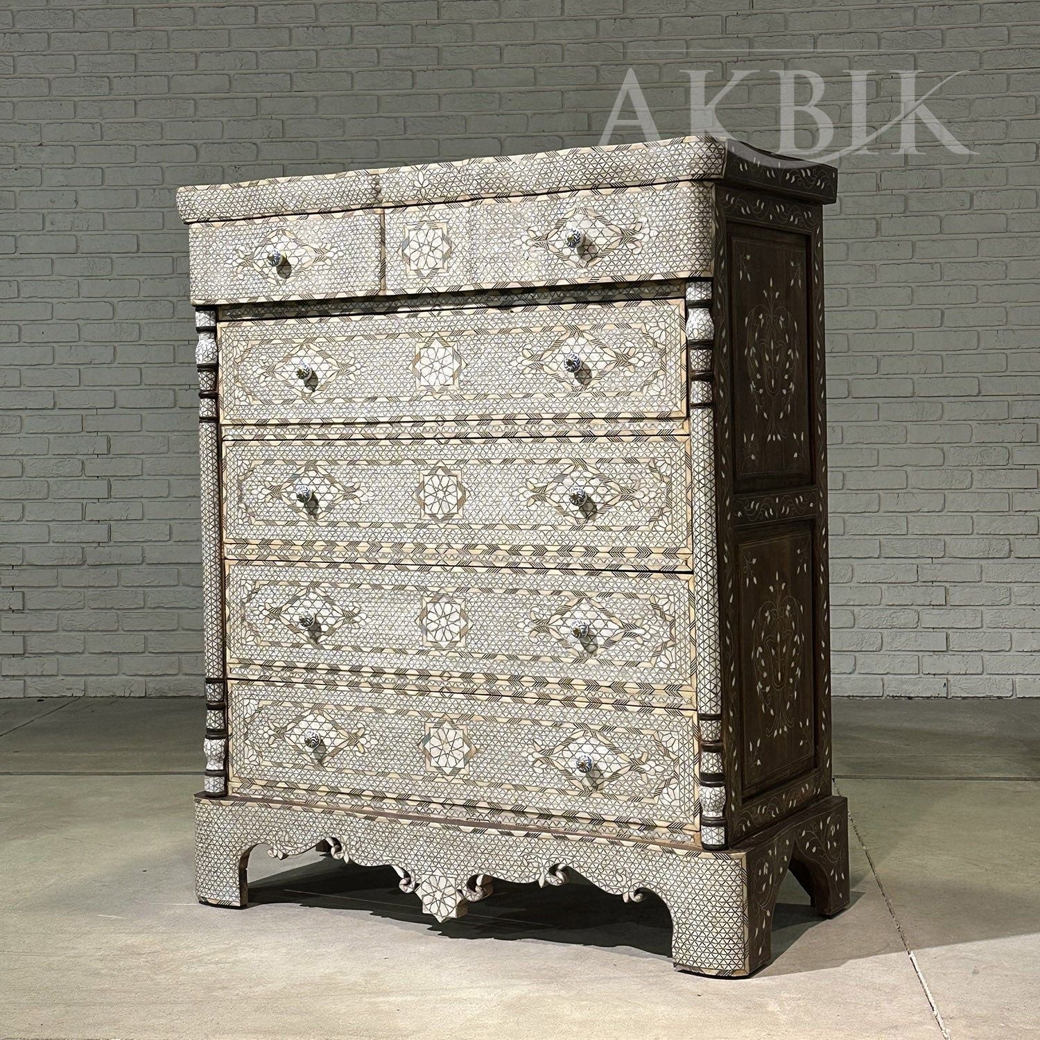 Phenomenon Levantine Mother of Pearl Chest - AKBIK Furniture & Design