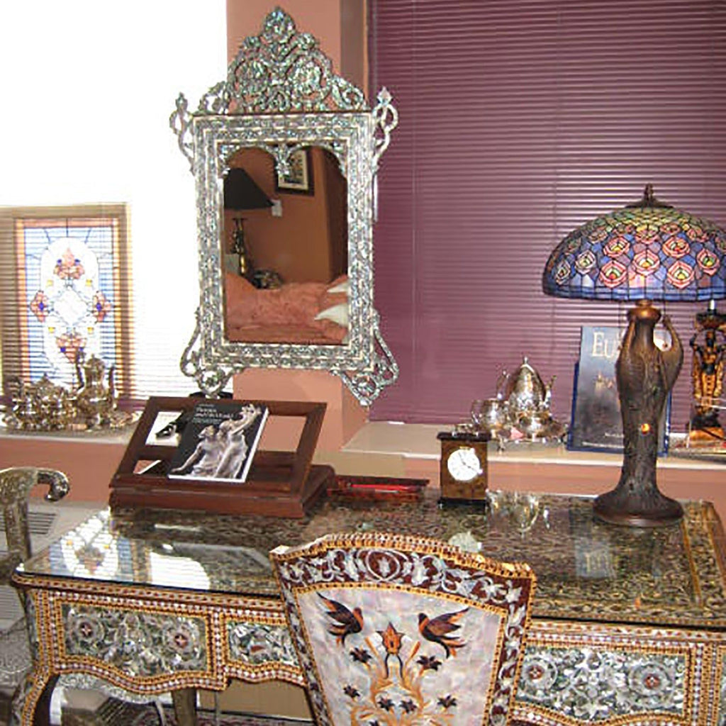 Queen of Sheba Mirror in Pure Abalone - AKBIK Furniture & Design
