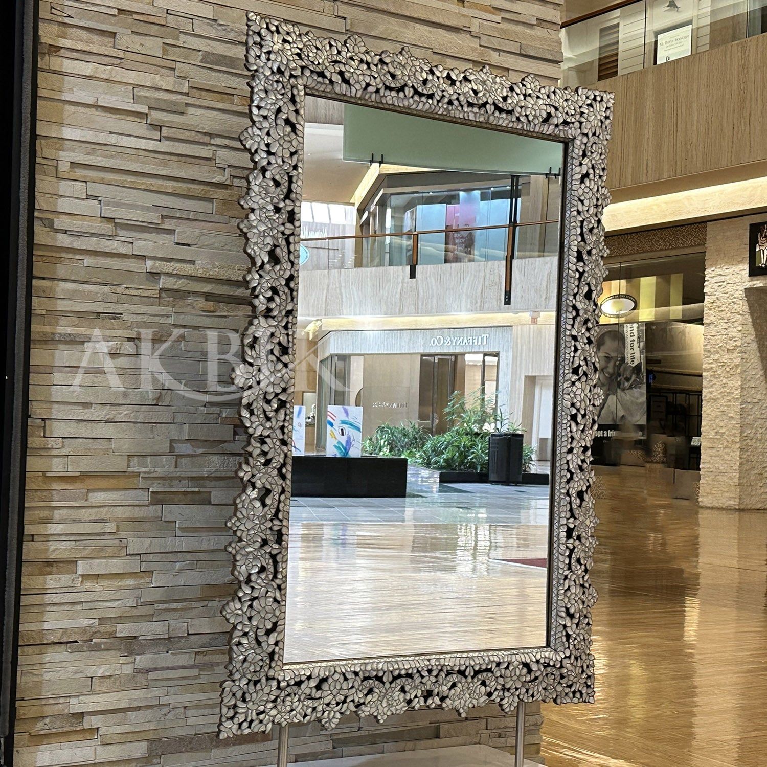 Radiant Mother of Pearls Inlaid Mirror - AKBIK Furniture & Design